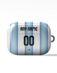 AirPods case with the Argentina 2026 Home football shirt design by RIPA Football