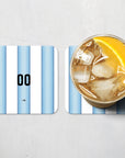 Coaster with the Argentina 2026 Home football shirt design by RIPA Football