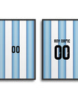 Print with the Argentina 2026 Home football shirt design by RIPA Football