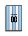Print with the Argentina 2026 Home football shirt design by RIPA Football