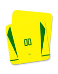 Coaster with the Brazil 2002 Home football shirt design by RIPA Football