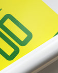 Print with the Brazil 2002 Home football shirt design by RIPA Football