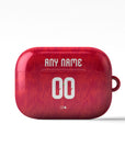 AirPods case with the Belgium 2026 Home football shirt design by RIPA Football