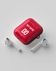 AirPods case with the Belgium 2026 Home football shirt design by RIPA Football