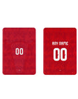 iPad case with the Belgium 2026 Home football shirt design by RIPA Football