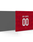 Mouse pad with the Belgium 2026 Home football shirt design by RIPA Football