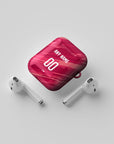 AirPods case with the Bosnia and Herzegovina 2026 Goalkeeper football shirt design by RIPA Football