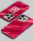 Phone case with the Bosnia and Herzegovina 2026 Goalkeeper football shirt design by RIPA Football