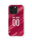 Phone case with the Bosnia and Herzegovina 2026 Goalkeeper football shirt design by RIPA Football