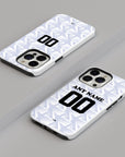 Phone case with the Cape Verde 2026 Away football shirt design by RIPA Football