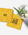 Coaster with the China 2026 Away football shirt design by RIPA Football