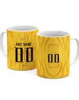 Mug with the China 2026 Away football shirt design by RIPA Football