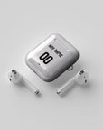 AirPods case with the Colombia 2026 Goalkeeper football shirt design by RIPA Football