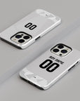 Phone case with the Colombia 2026 Goalkeeper football shirt design by RIPA Football