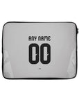 Laptop sleeve with the Colombia 2026 Goalkeeper football shirt design by RIPA Football
