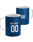 Mug with the Croatia 2026 Away football shirt design by RIPA Football