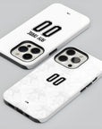 Phone case with the Egypt 2026 Away football shirt design by RIPA Football