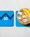 Coaster with the Slovenia 2026 Away football shirt design by RIPA Football