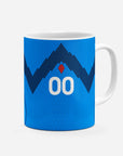 Mug with the Slovenia 2026 Away football shirt design by RIPA Football