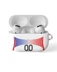 AirPods case with the France 2006 Away football shirt design by RIPA Football