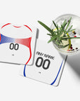 Coaster with the France 2006 Away football shirt design by RIPA Football