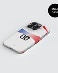 Phone case with the France 2006 Away football shirt design by RIPA Football