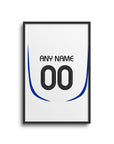 Print with the France 2006 Away football shirt design by RIPA Football