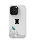 Phone case with the Haiti 2026 Away football shirt design by RIPA Football