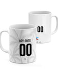 Mug with the Haiti 2026 Away football shirt design by RIPA Football