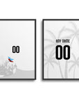 Print with the Haiti 2026 Away football shirt design by RIPA Football