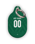 AirTag holder with the Iraq 2026 Away football shirt design by RIPA Football