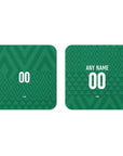 Coaster with the Iraq 2026 Away football shirt design by RIPA Football