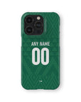 Phone case with the Iraq 2026 Away football shirt design by RIPA Football