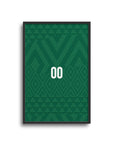 Print with the Iraq 2026 Away football shirt design by RIPA Football