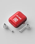 AirPods case with the Iran 2026 Away football shirt design by RIPA Football