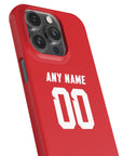 Phone case with the Iran 2026 Away football shirt design by RIPA Football