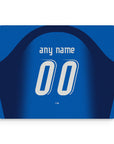 Mouse pad with the Italy 2006 Home football shirt design by RIPA Football