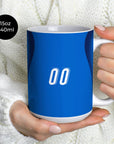Mug with the Italy 2006 Home football shirt design by RIPA Football