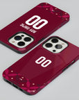 Phone case with the Italy 2026 Goalkeeper football shirt design by RIPA Football