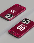 Phone case with the Italy 2026 Goalkeeper football shirt design by RIPA Football
