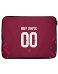Laptop sleeve with the Italy 2026 Goalkeeper football shirt design by RIPA Football