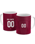 Mug with the Italy 2026 Goalkeeper football shirt design by RIPA Football