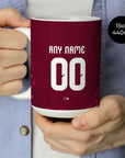 Mug with the Italy 2026 Goalkeeper football shirt design by RIPA Football
