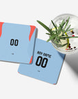 Coaster with the Japan 2026 Training football shirt design by RIPA Football