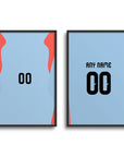 Print with the Japan 2026 Training football shirt design by RIPA Football