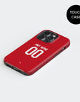 Phone case with the Jordan 2026 Away football shirt design by RIPA Football