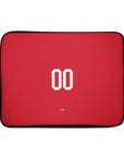 Laptop sleeve with the Jordan 2026 Away football shirt design by RIPA Football