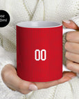 Mug with the Jordan 2026 Away football shirt design by RIPA Football
