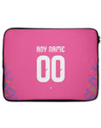 Laptop sleeve with the Mexico 2026 Goalkeeper football shirt design by RIPA Football