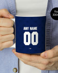Mug with the Panama 2026 Away football shirt design by RIPA Football